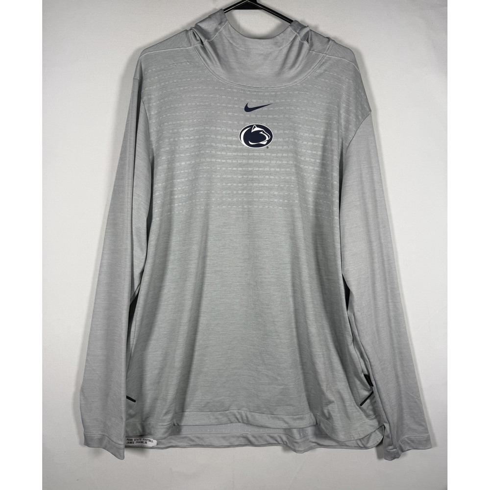 Nike Penn State Nittany Lions On Field Lightweight Hoodie Men XL James Franklin